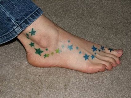 Feet Tattoo Design